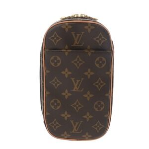 Louis Vuitton Monogram Canvas Pochette Ganju Brown Body Bag